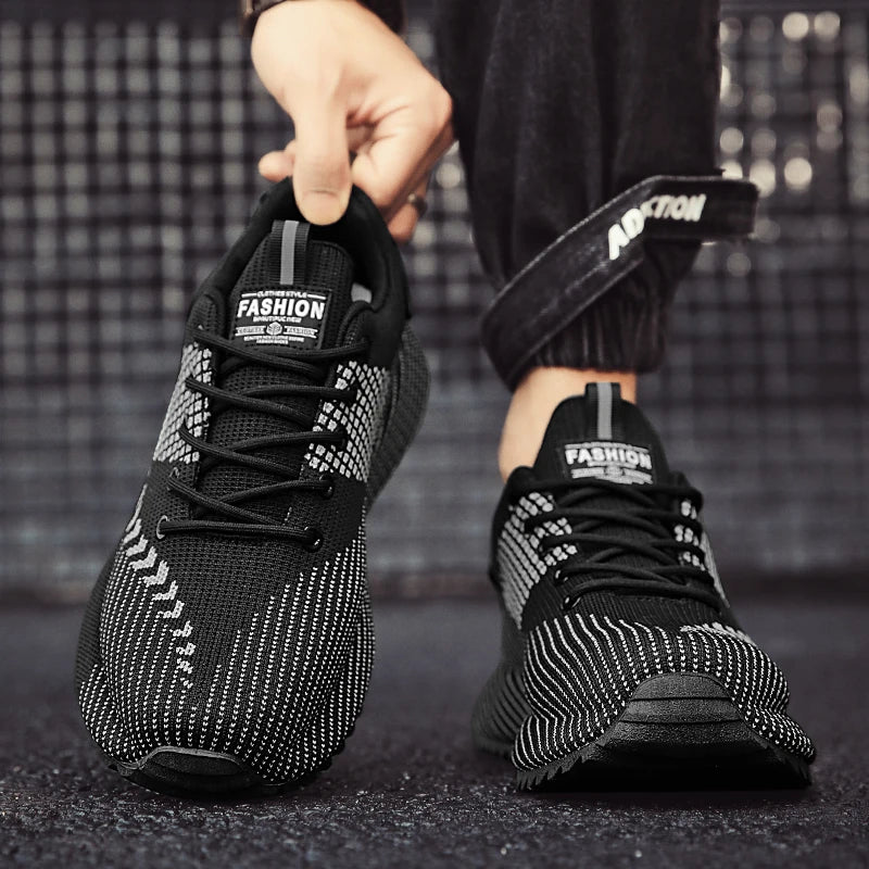 Men's Casual Platform Sports Shoes Breathable Sneakers