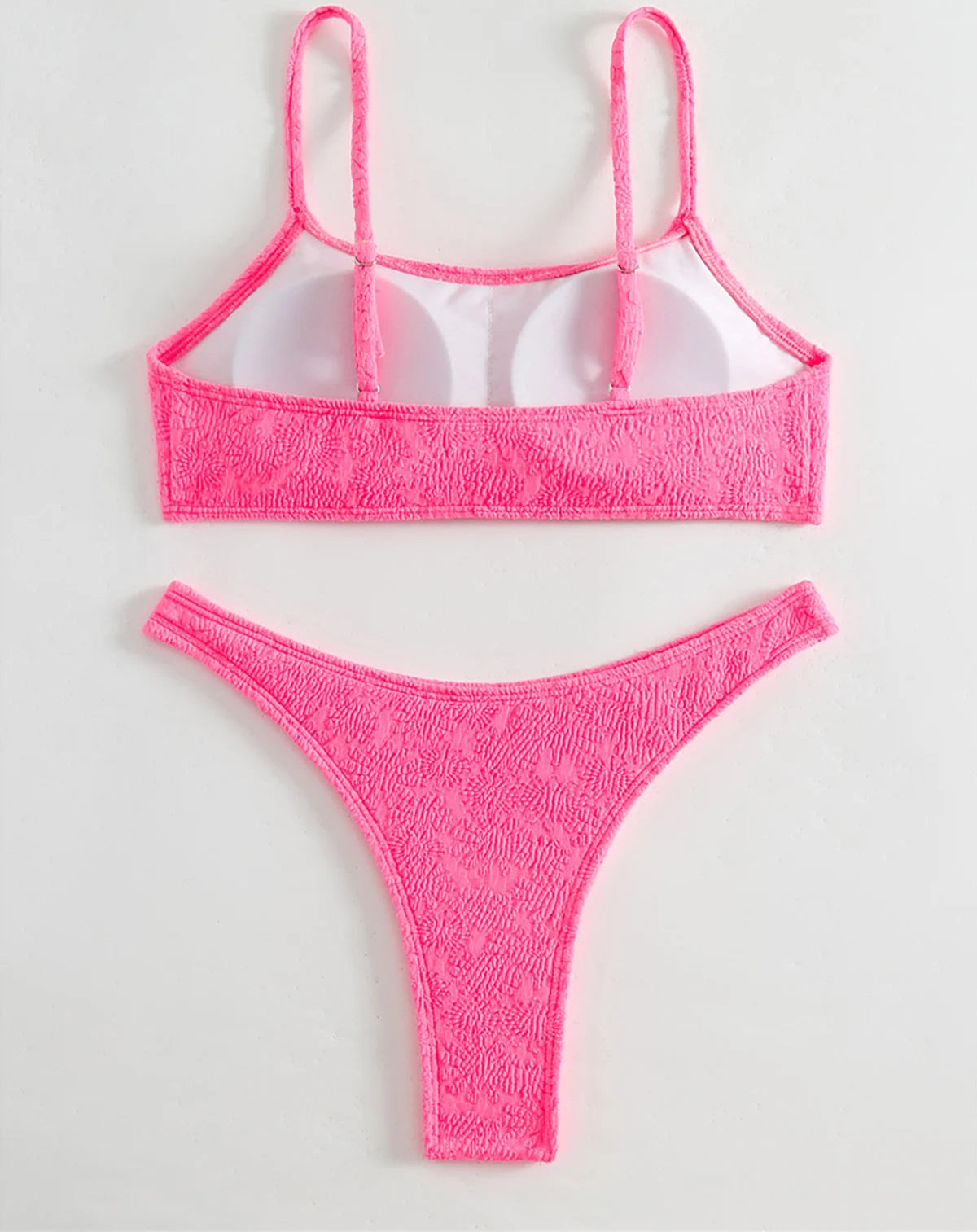 Women's High Leg Cut Bikini  Swimsuit Swimwear Two-pieces Bikini Set