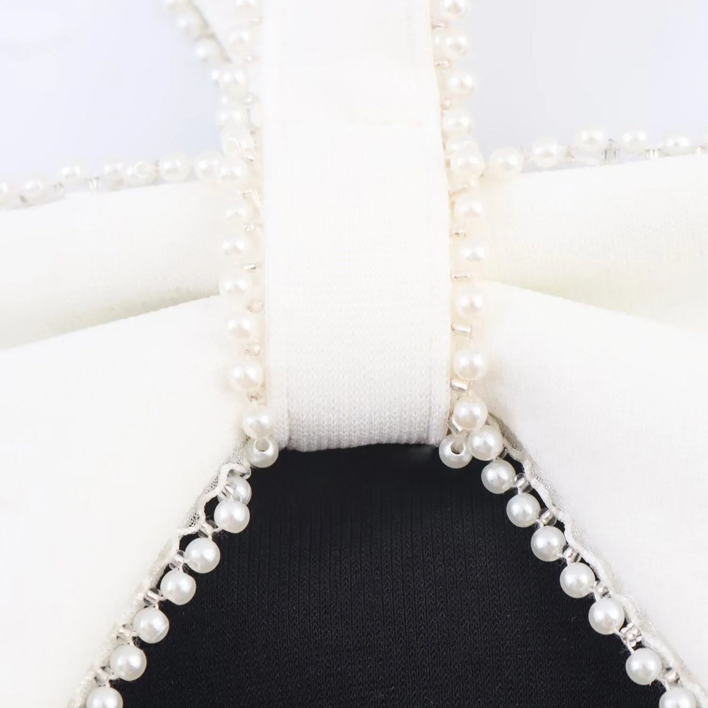 Women's Elegant Bow Detail Elastic Midi Dress with Beading
