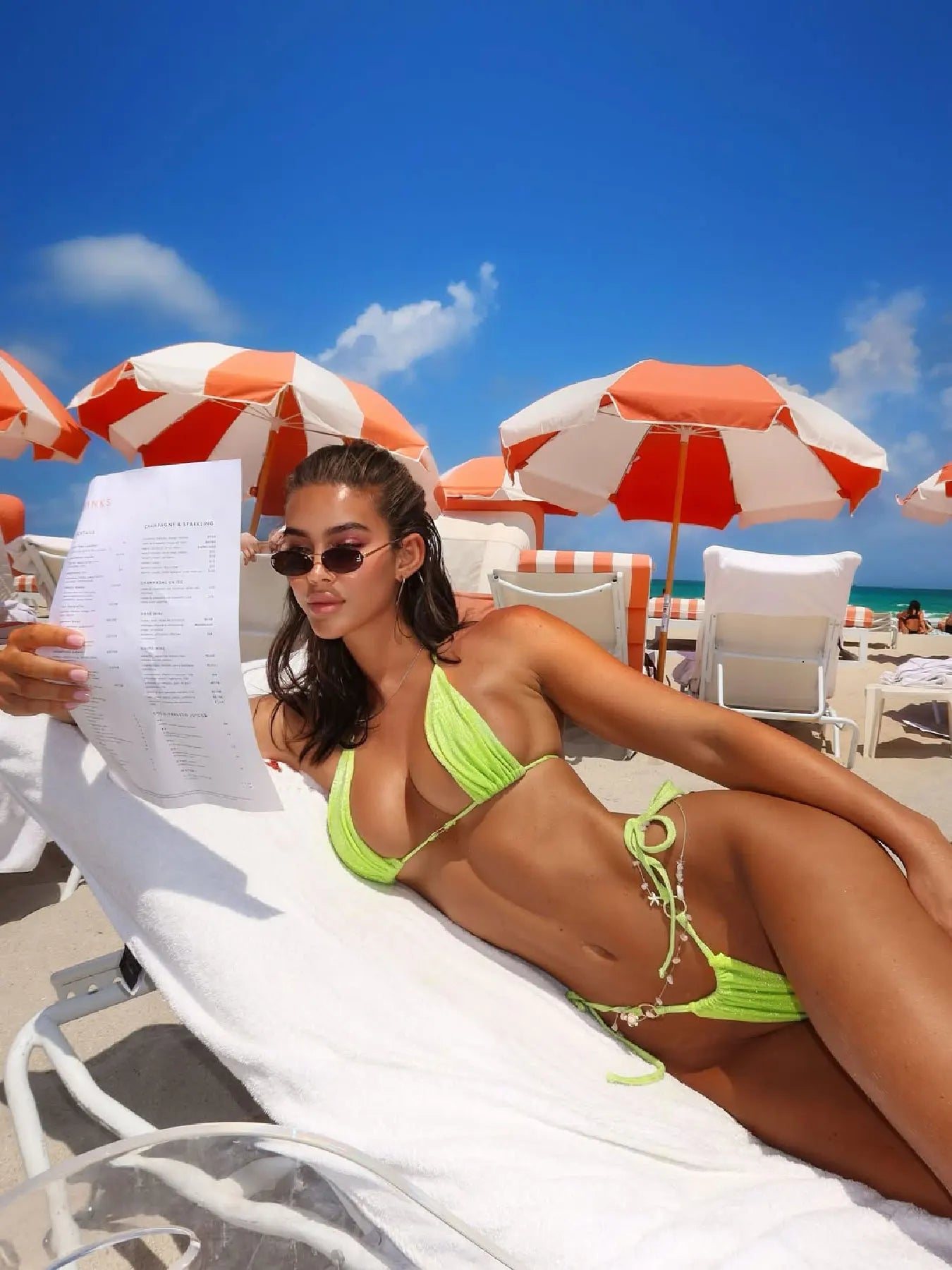 Women's Bandage Bikini Set - Halter Thin Strap Swimwear