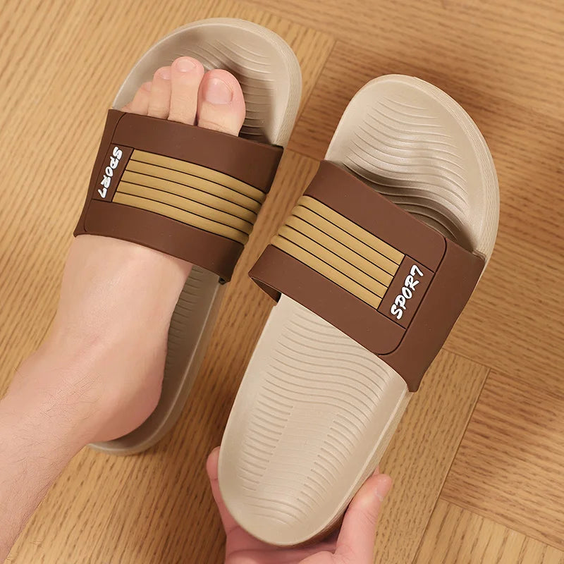 Men's Summer Slippers  Sandals Outdoor Clogs Soft Beach Slippers Comfortable Slides