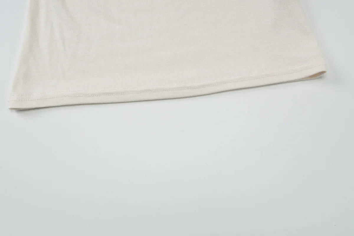 Women's Off Shoulder Ruched Cropped Top - Summer Sleeveless Backless Tee