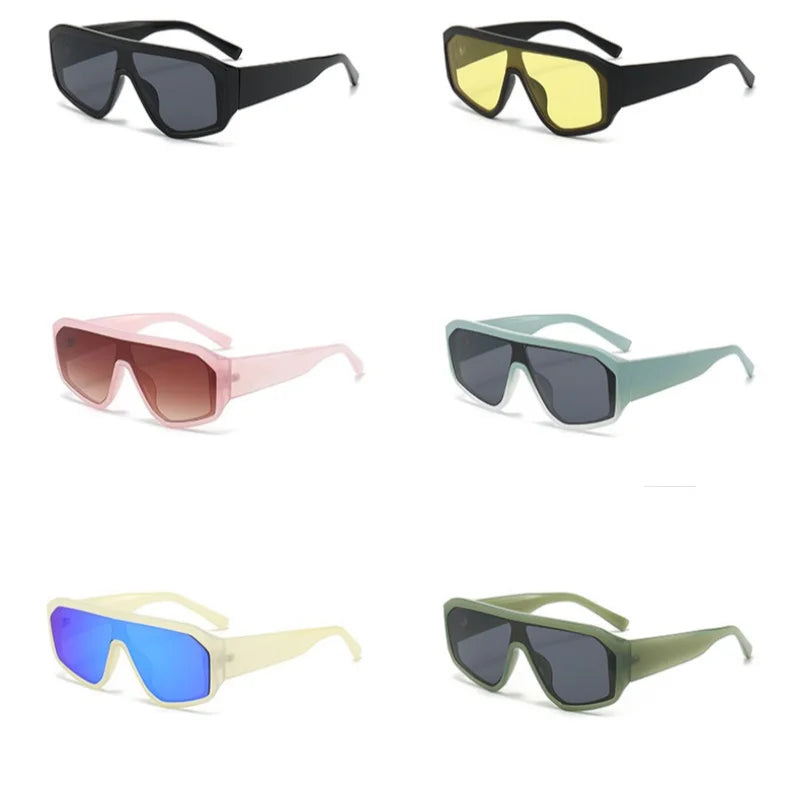 Large Frame Outdoor Sunglasses - Unisex Windproof Cycling Shades