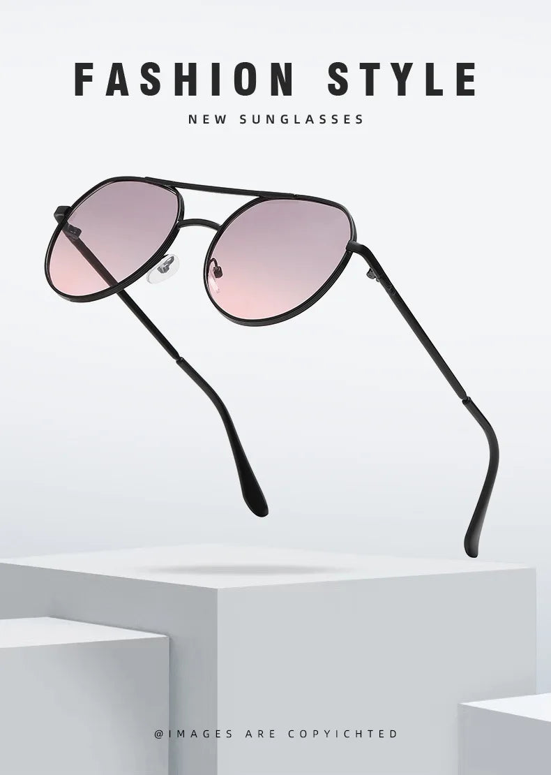 Unisex Metal Sunglasses UV400