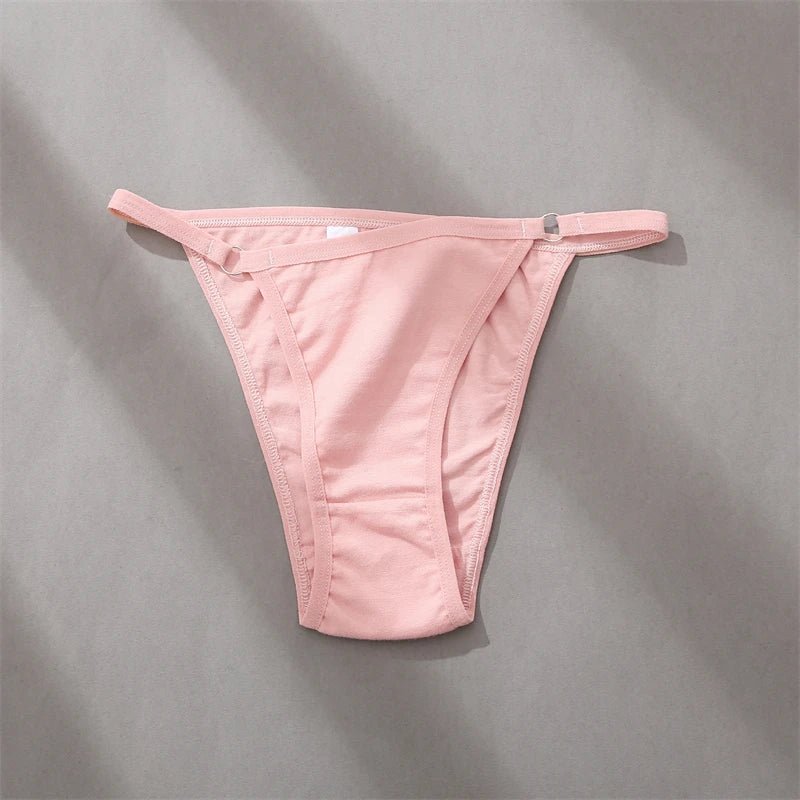 Women's Cotton Briefs Low Waist Seamless Underwear  Bikini Breathable Lingerie