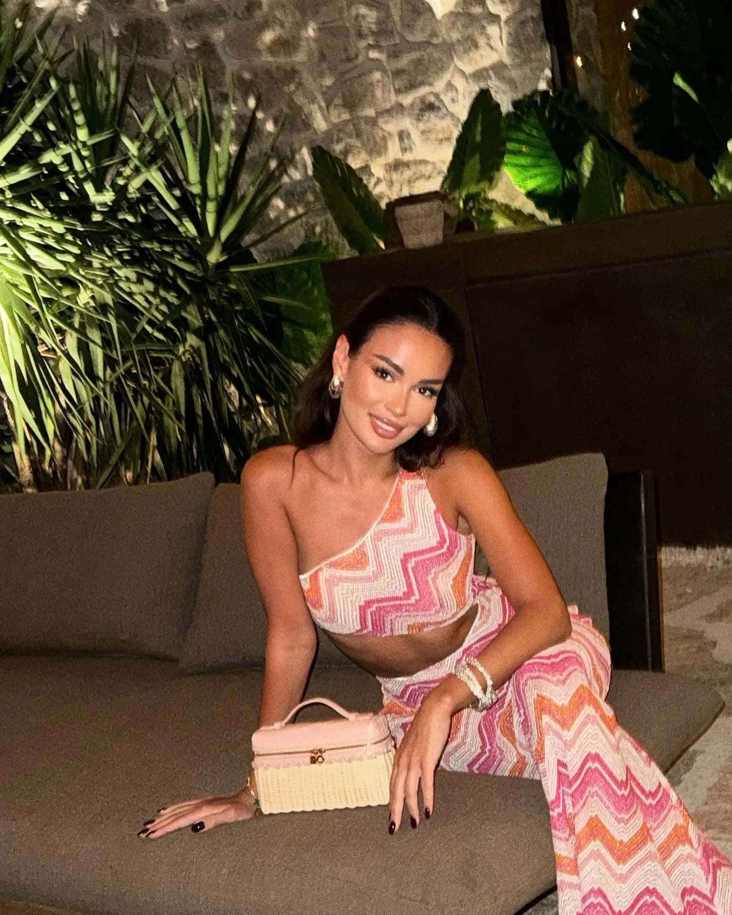Women's One Shoulder Cut-Out Maxi Dress - Beach Cover Up & Evening Wear