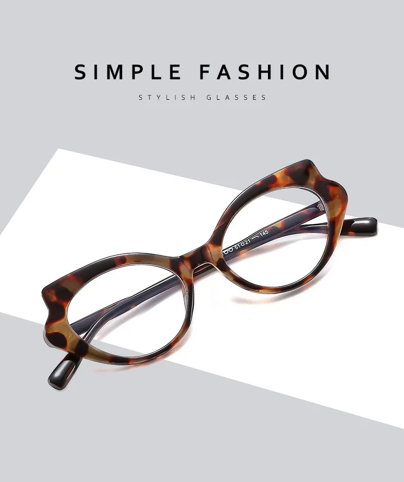 Cat Eye Glasses for Women - Anti Blue Light Computer Eyewear