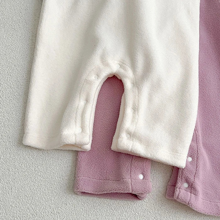 Baby's Jumpsuit Long Sleeved Hooded Romper Babygrow