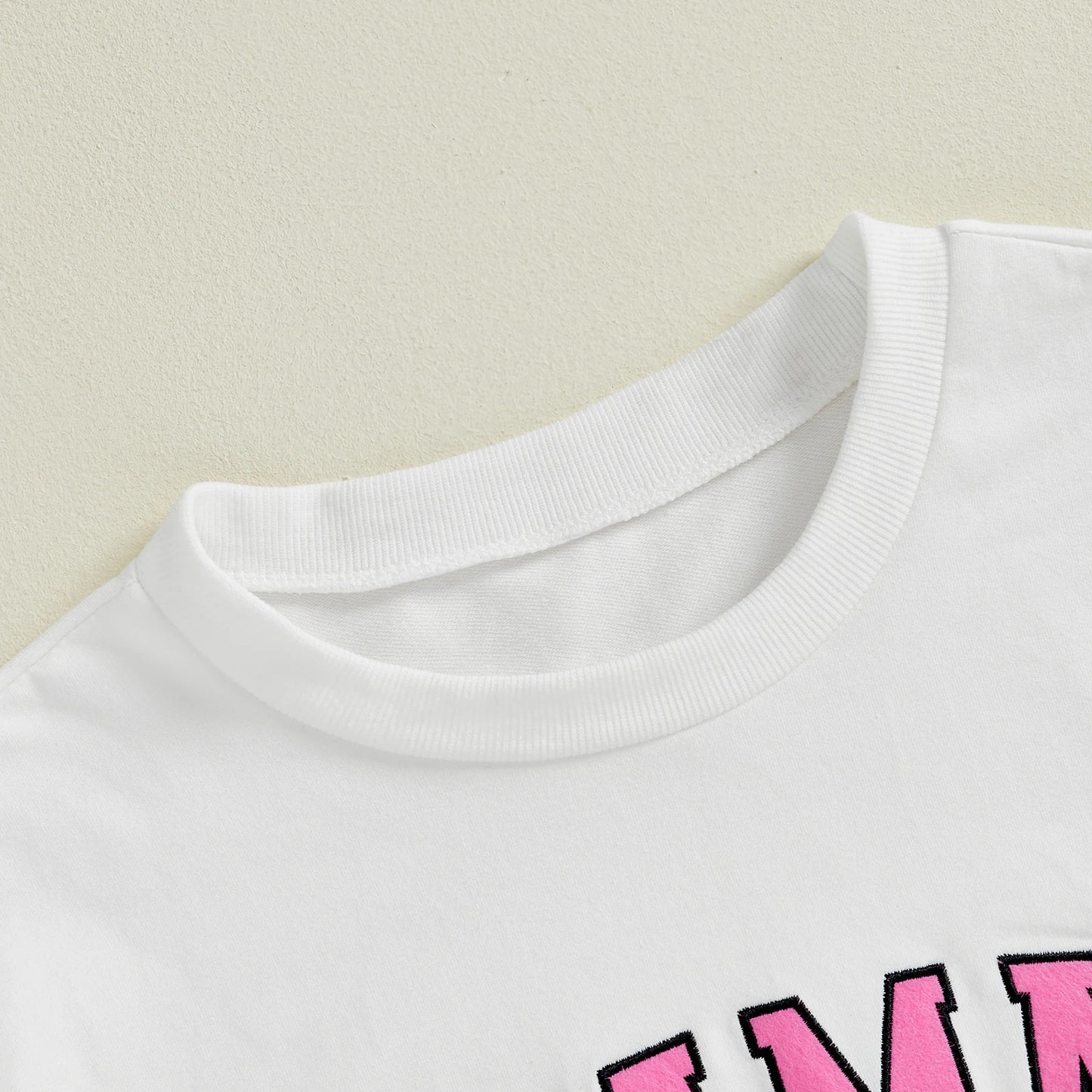 Family Matching Baby Sweatshirt - Long Sleeve Bow Embroidery Pullover