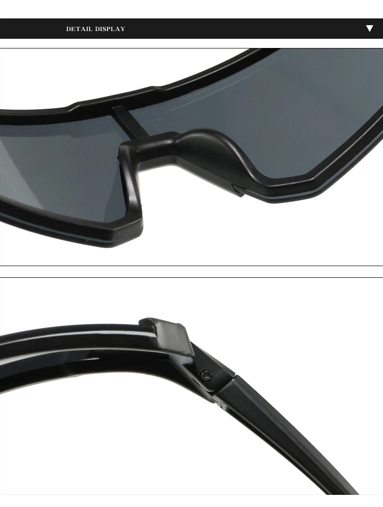 3 Pack Classic Outdoor Sport Sunglasses - Large Frame Unisex Integrated Goggles