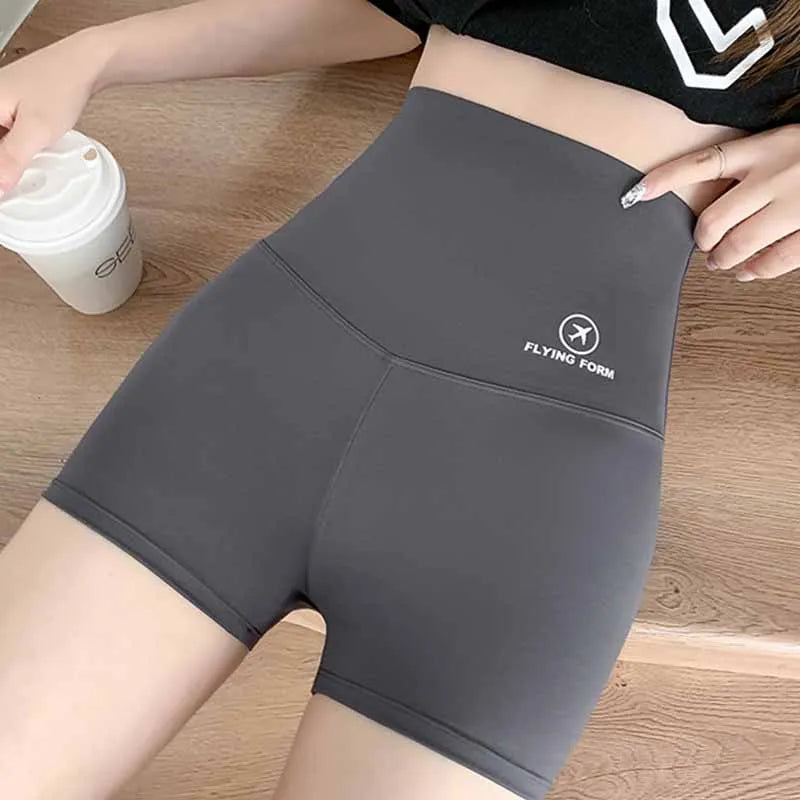 Seamless Women Sports Shorts High Waist Fitness Jogging Body Shaping Boxers Push Up Scrunch Biker