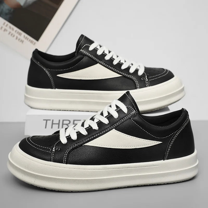 Men's Casual Sneakers - Personalized Design Skateboard Running Trainers