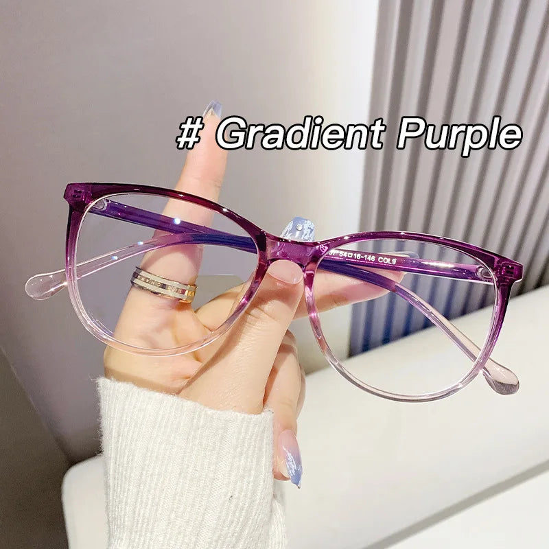 Retro Transparent Fashion Glasses - Anti Blue Light Eyeglass Frame