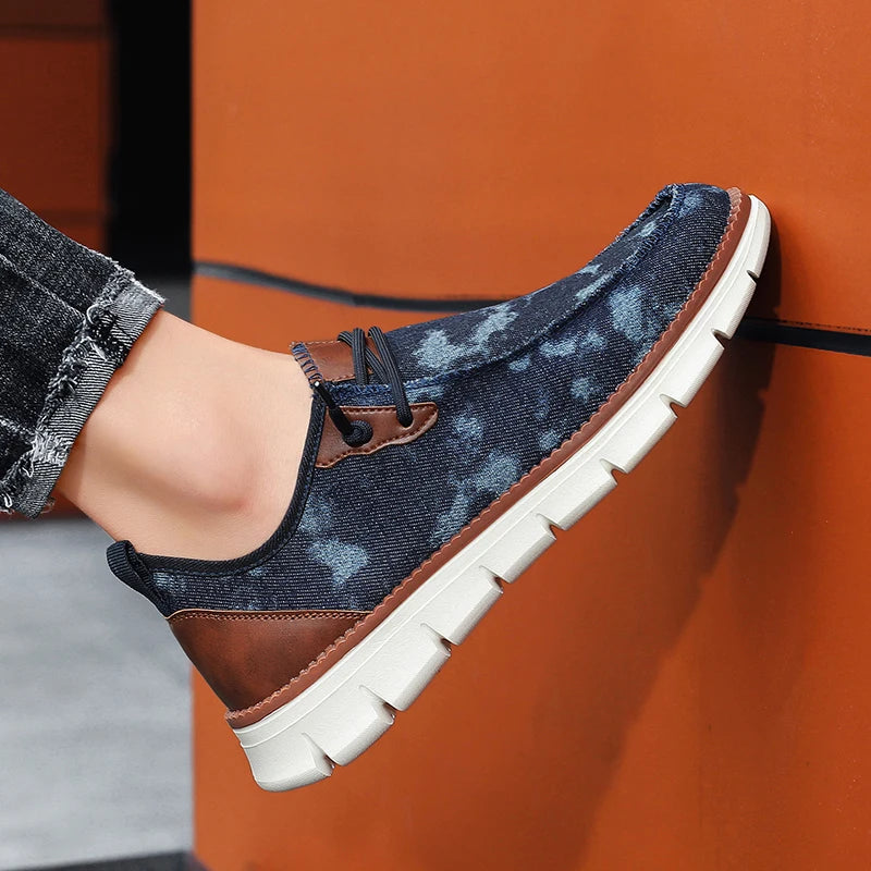Men's Casual  Slip-on Canvas Flat Loafer Shoes