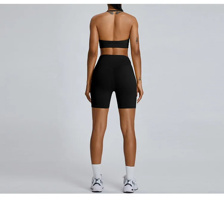Women's Seamless Buttock Lift Sports Shorts  Running Scrunch Workout Yoga High Waist Gym Shorts