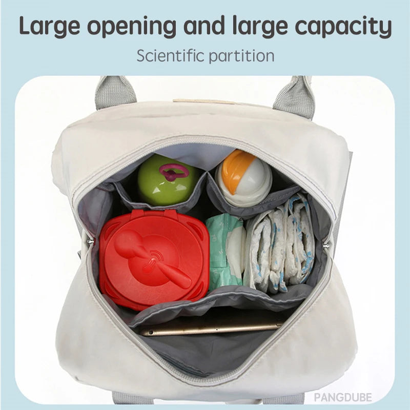 Parent Backpack with Changing Mat & Stroller Hooks - Complete Baby Bag Set