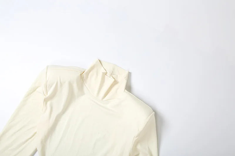 Women's Ruched Long Sleeve Maxi Dress - Elegant Backless Evening Gown