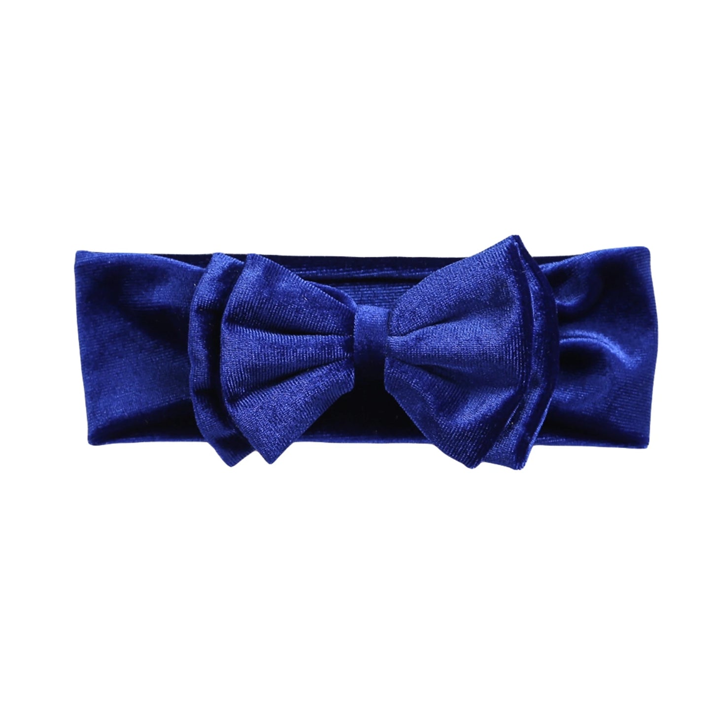 Toddler Baby Girls Bow Headbands Soft Stretchy Velvet Hairbands Hair Accessories