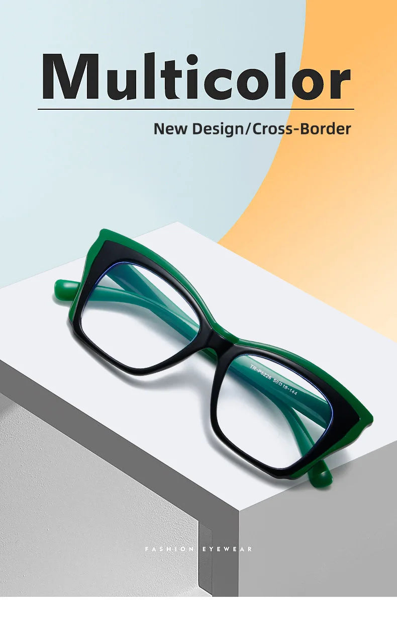 Women's Cat Eye Blue Light Blocking Glasses - Vintage Oversized Eyewear