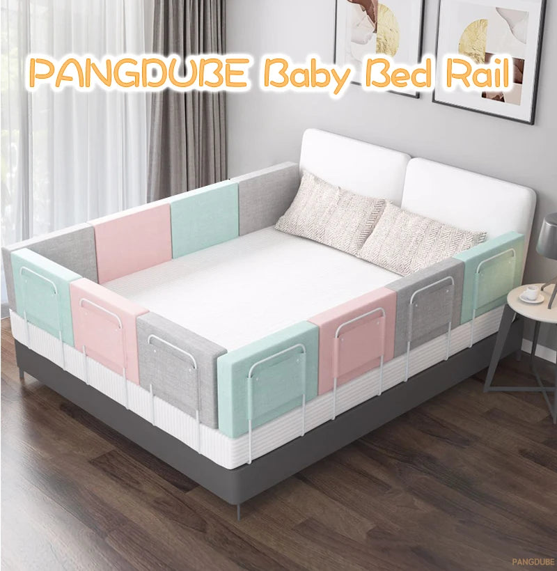 Child Bed Barrier 47cm - Safety Rail Guard for Kids & Baby Bed Protection