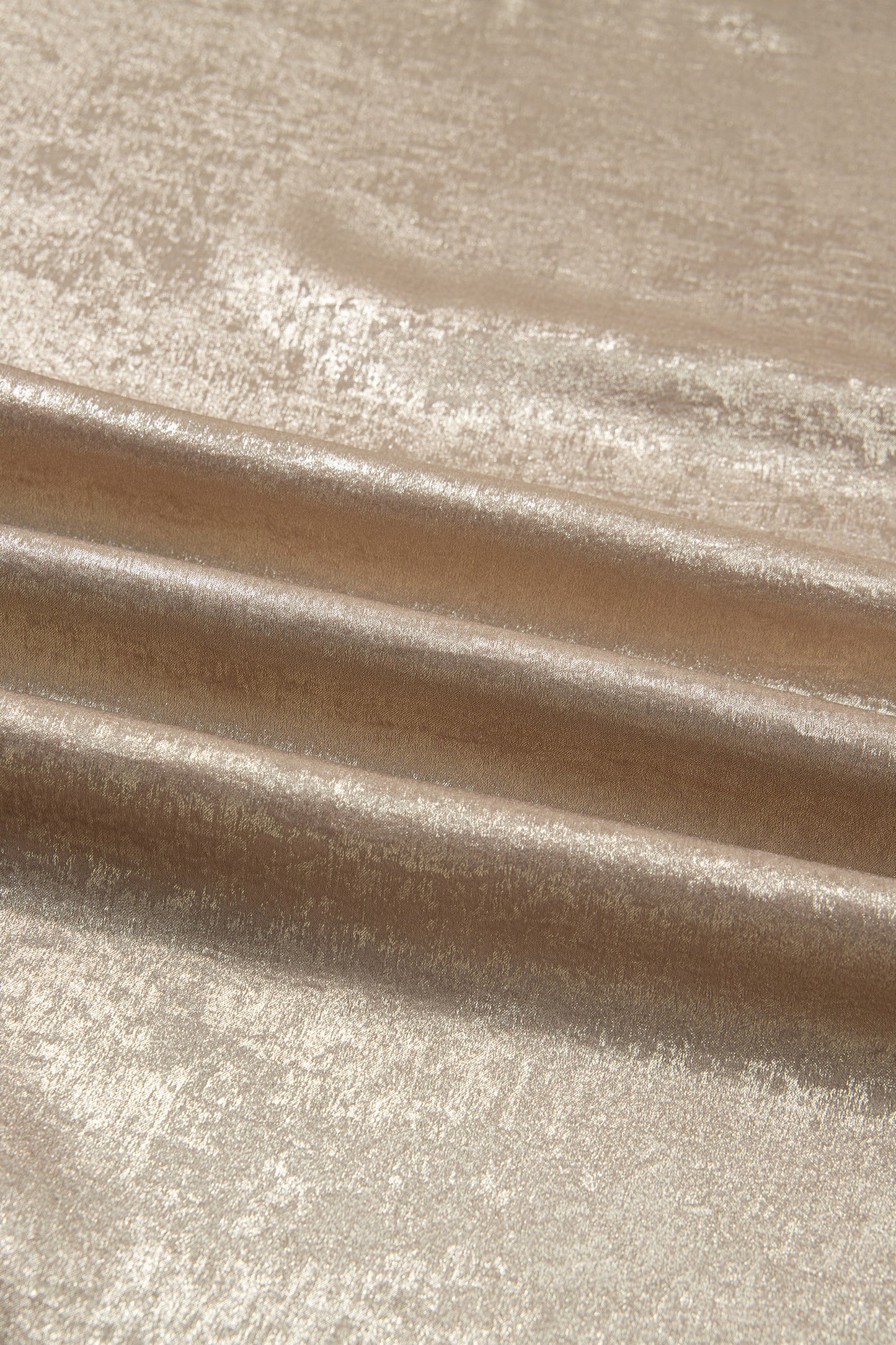 Plus Size Metallic Long Flounce Sleeve Blouse