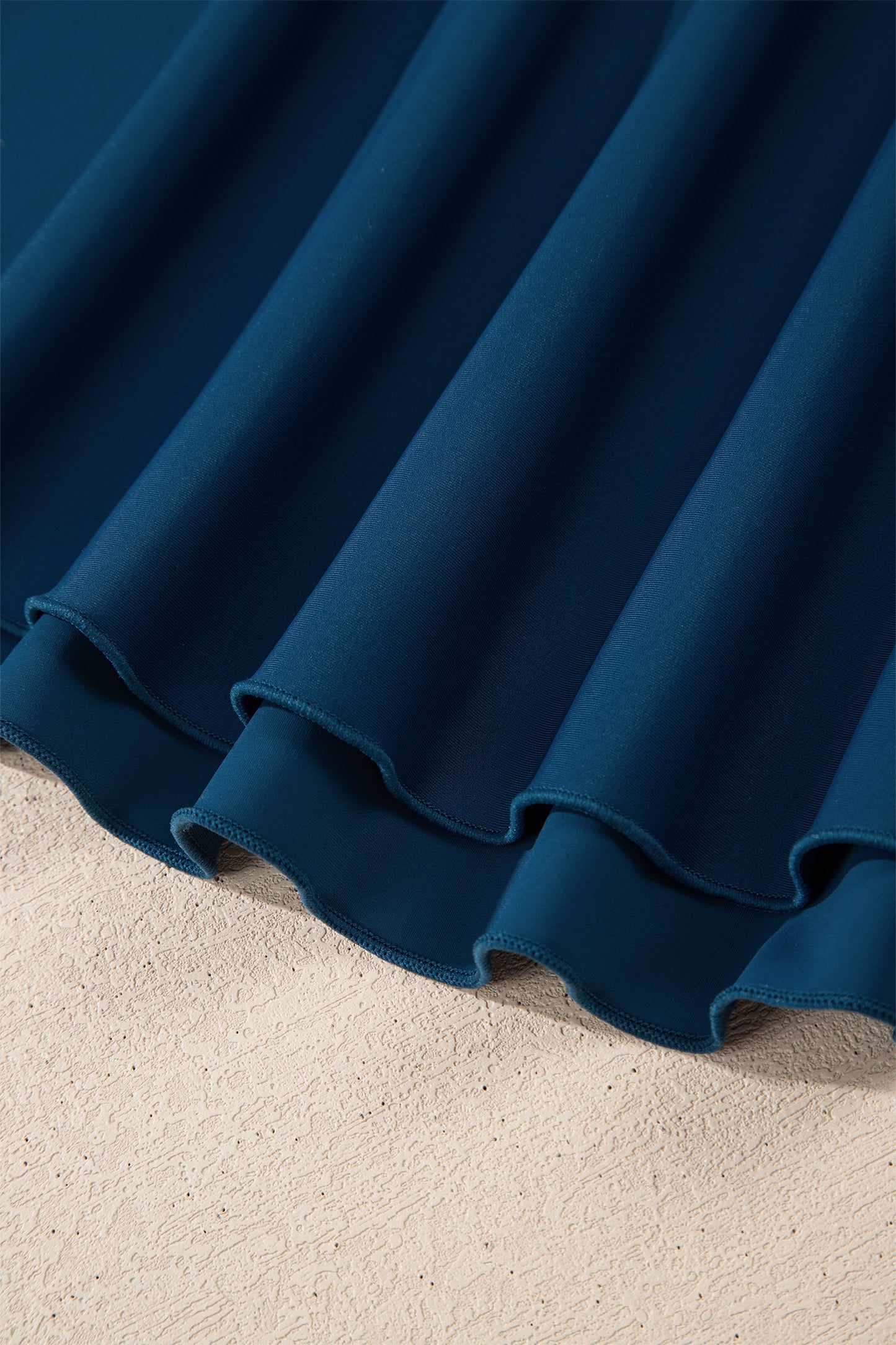 Color Block Patchwork Bow Knot Detail Sleeveless Swim Dress