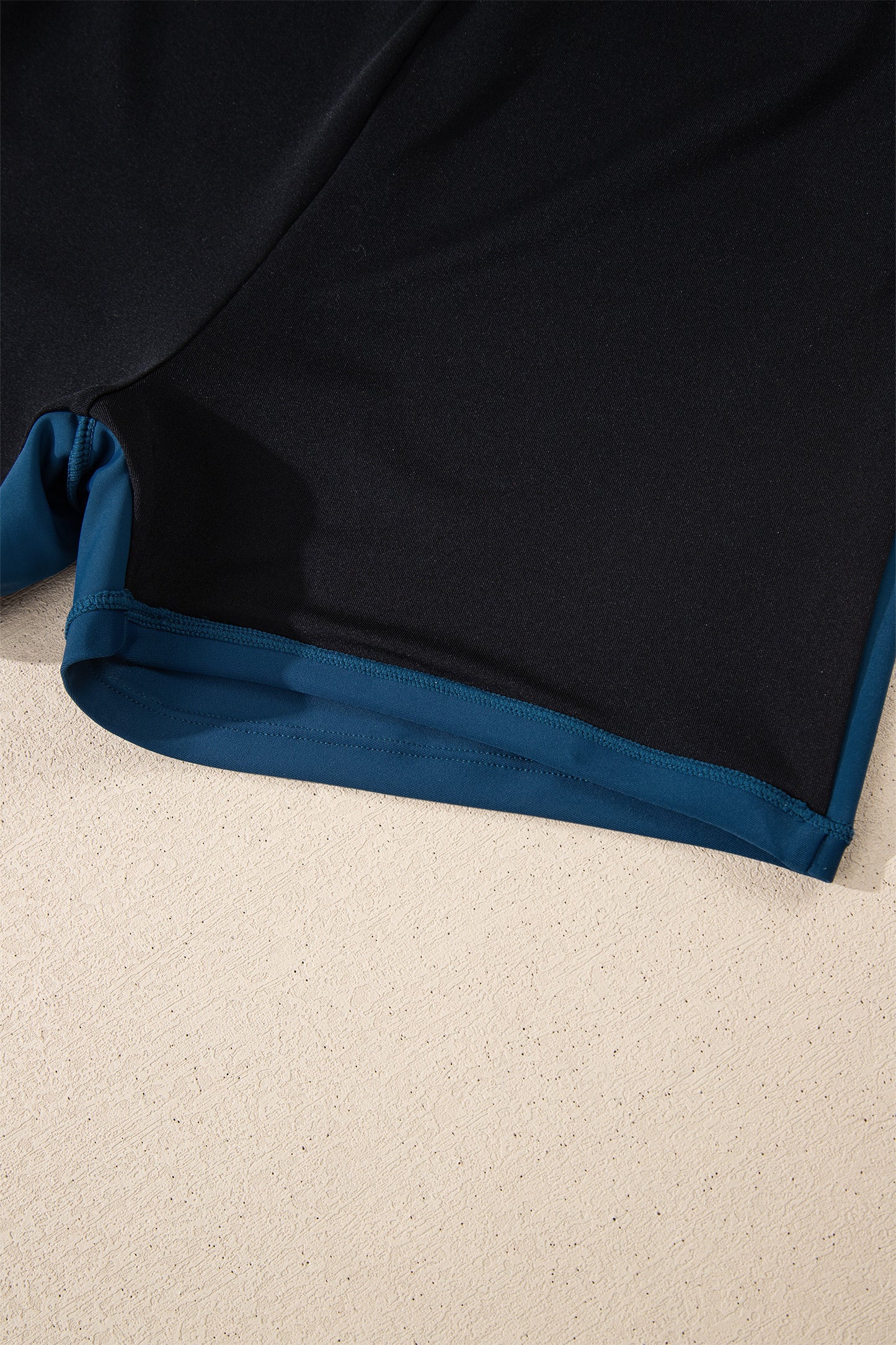 Color Block Patchwork Bow Knot Detail Sleeveless Swim Dress