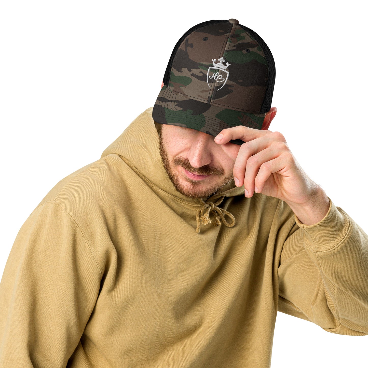 Men's HB Camouflage Trucker hat