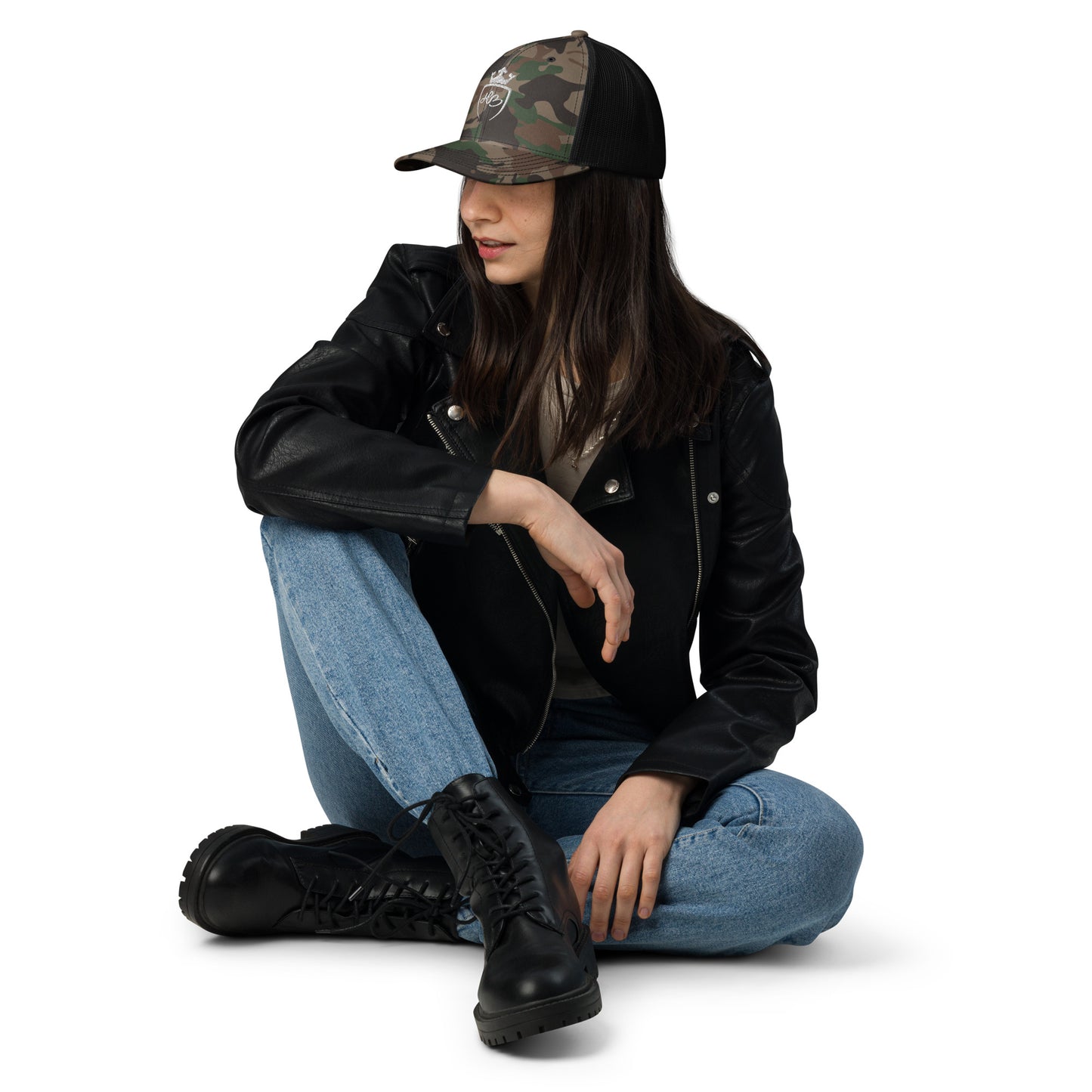 Women's HB Camouflage Trucker Hat