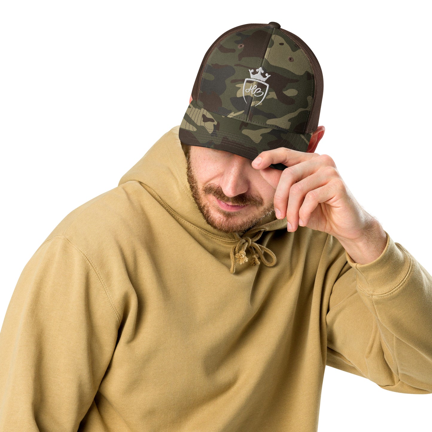 Men's HB Camouflage Trucker hat