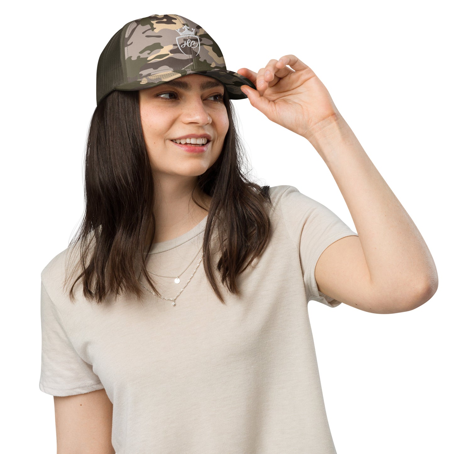 Women's HB Camouflage Trucker Hat