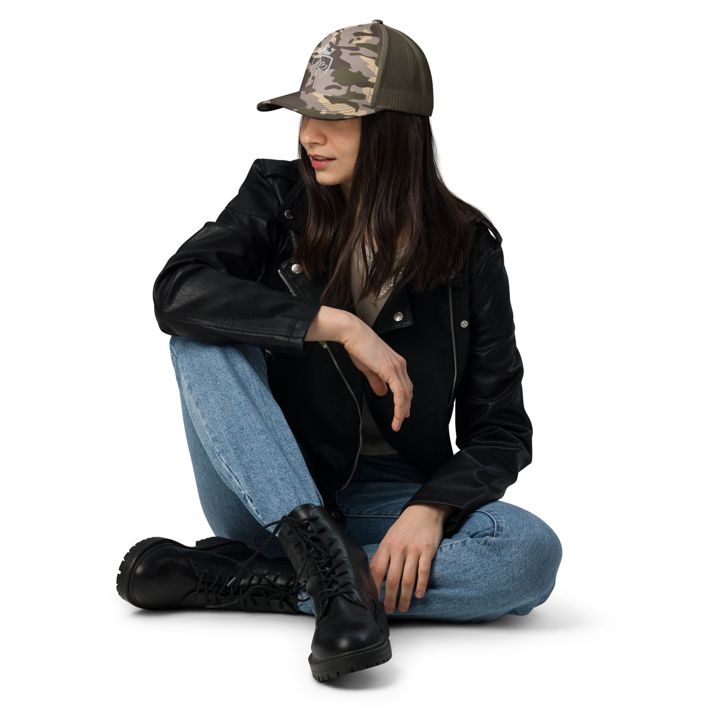 Women's HB Camouflage Trucker Hat