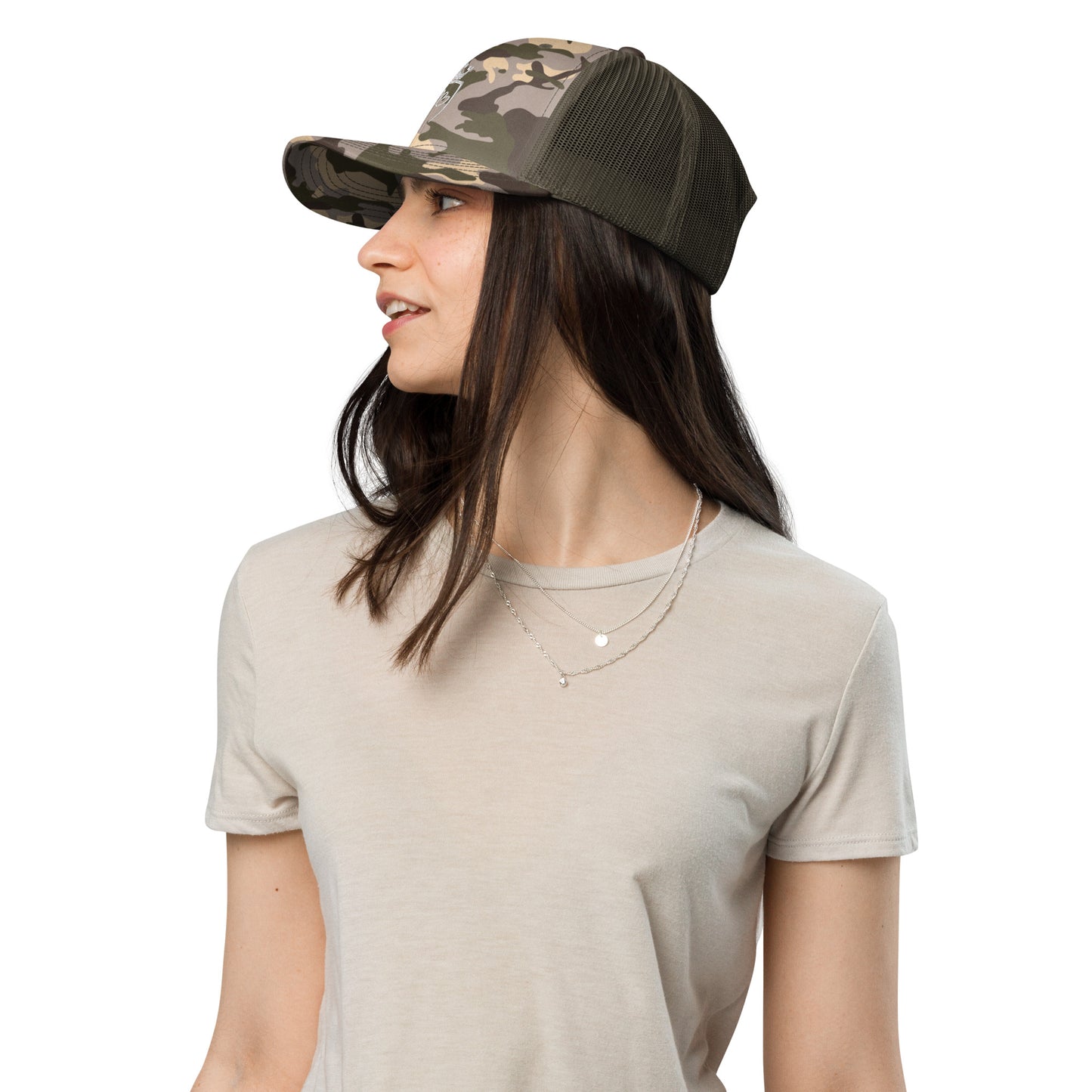 Women's HB Camouflage Trucker Hat