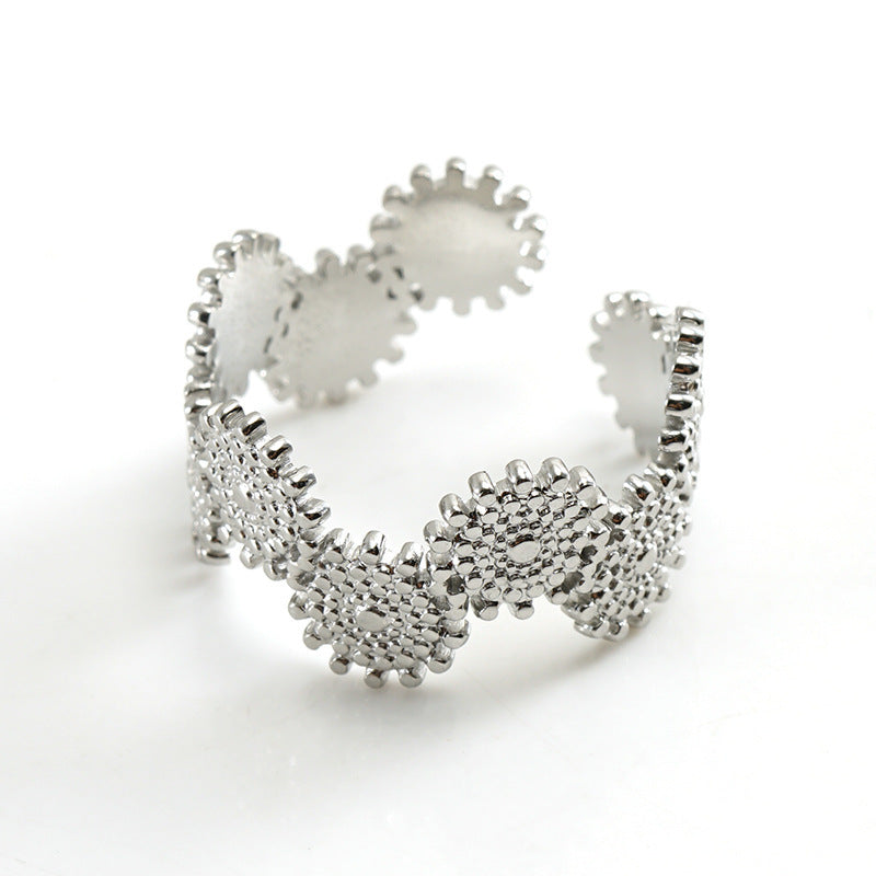 Retro style Silver Ring