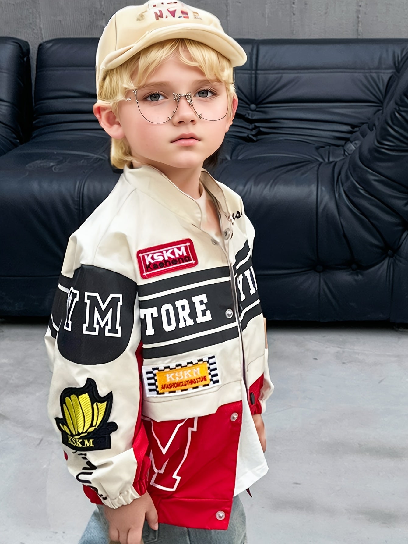 Boy's Varsity Bomber Jacket