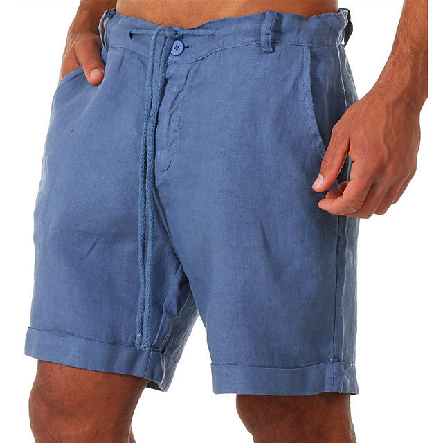 Men's Drawstring casual Three-quarter length Shorts