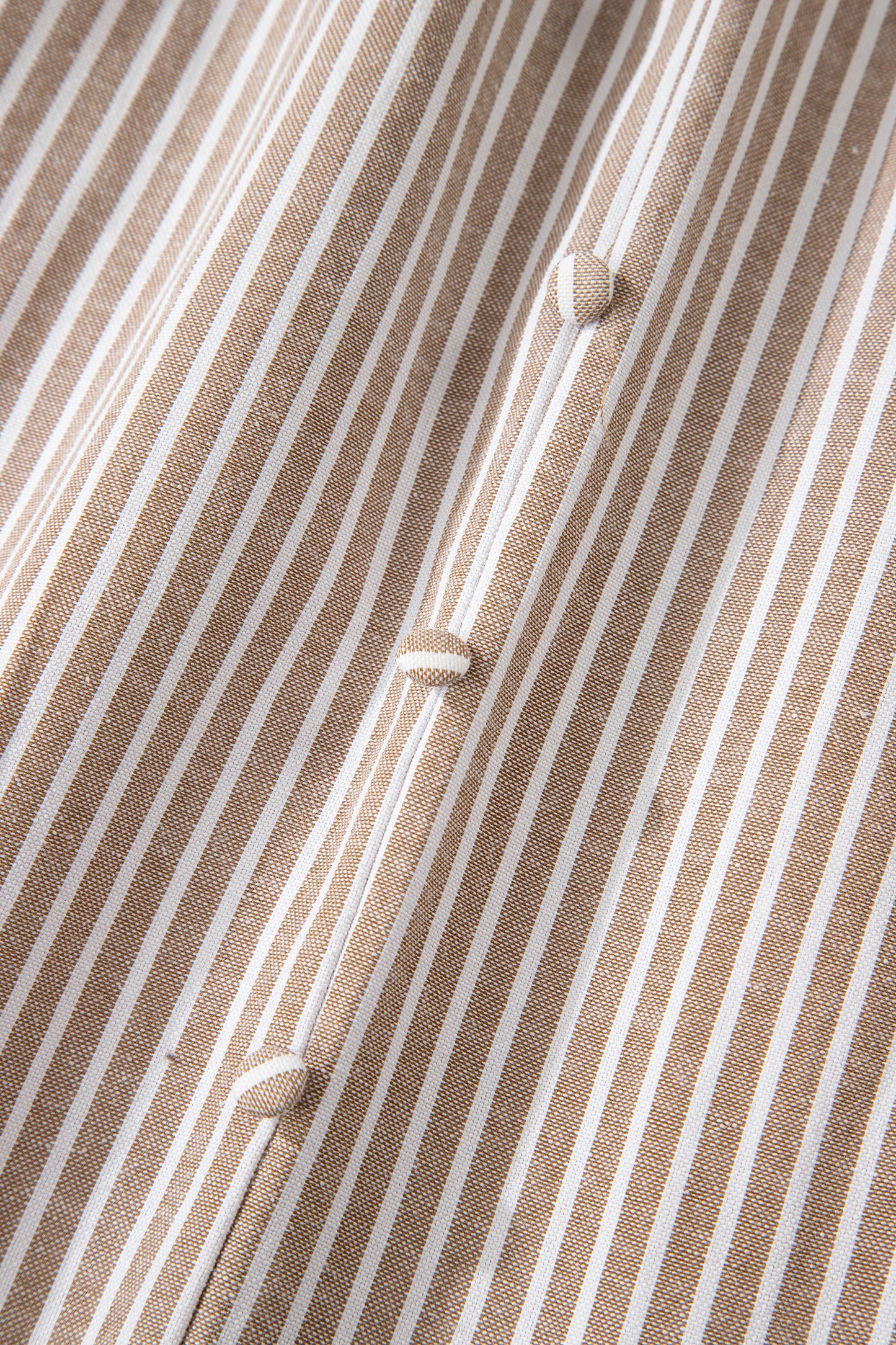 Striped Flutter Sleeve Button Front Maxi Dress