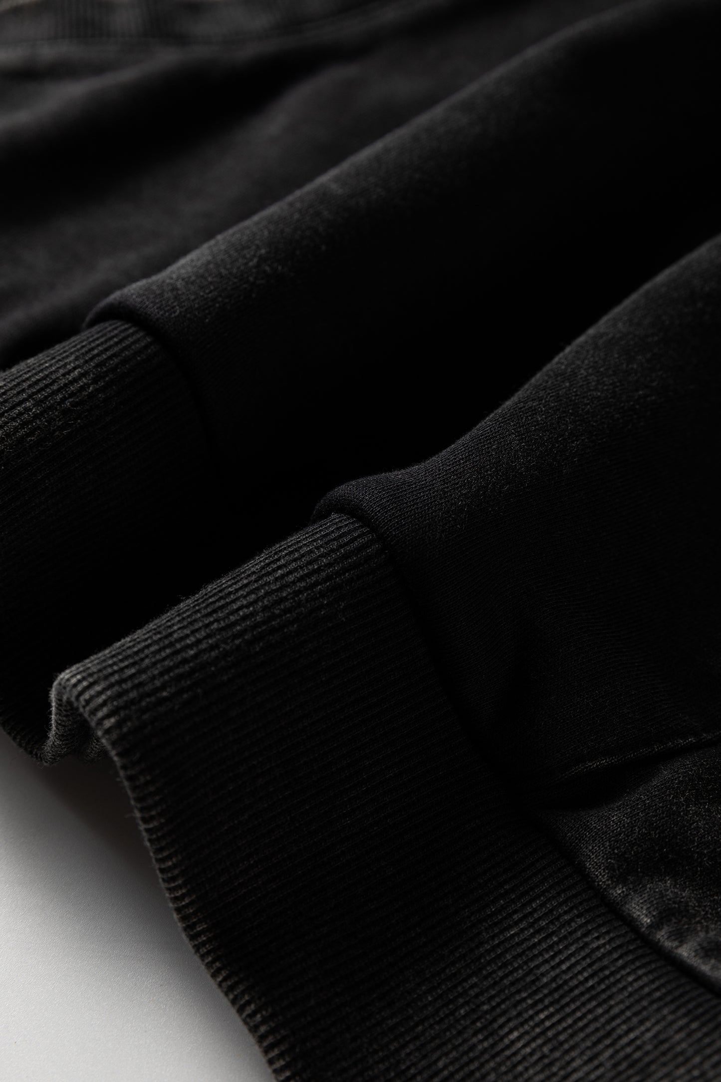 Half Zip Kangaroo Pocket Mineral Wash Baggy Hoodie