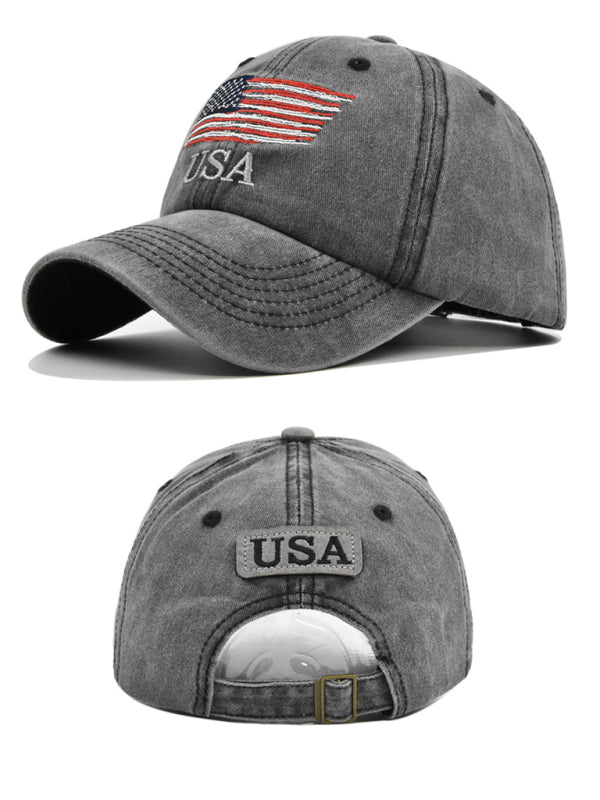 Embroidered Unisex Peaked Cap