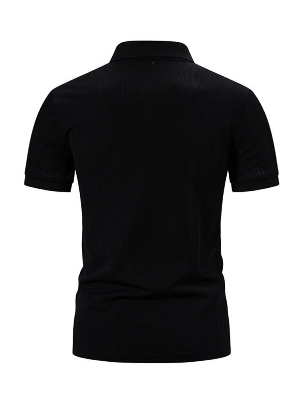 Men's Casual Pit Lapel POLO Shirt