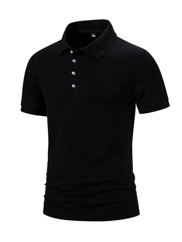 Men's Casual Pit Lapel POLO Shirt