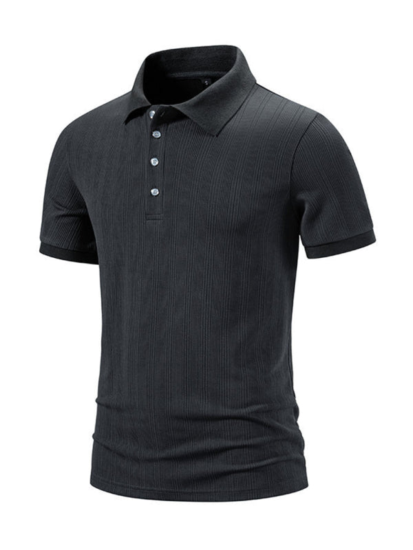 Men's Casual Pit Lapel POLO Shirt