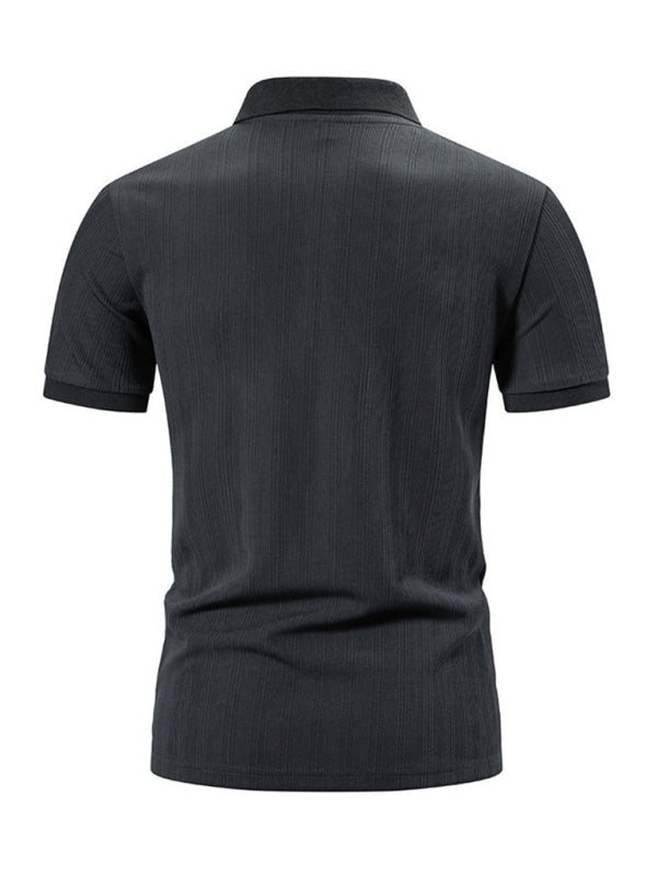 Men's Casual Pit Lapel POLO Shirt