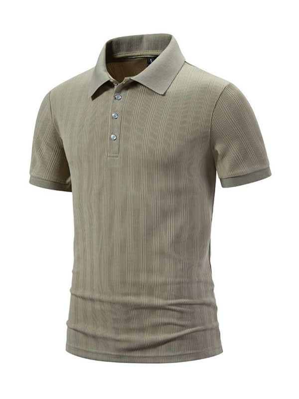 Men's Casual Pit Lapel POLO Shirt