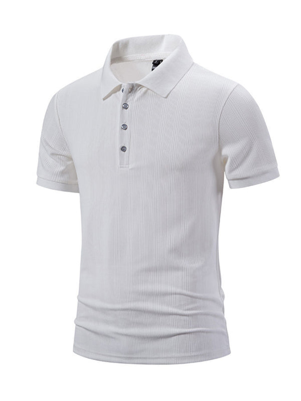 Men's Casual Pit Lapel POLO Shirt