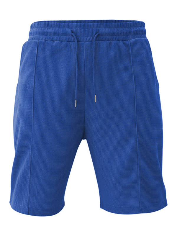 Men's Casual Solid Colour Shorts Short sleeve Set