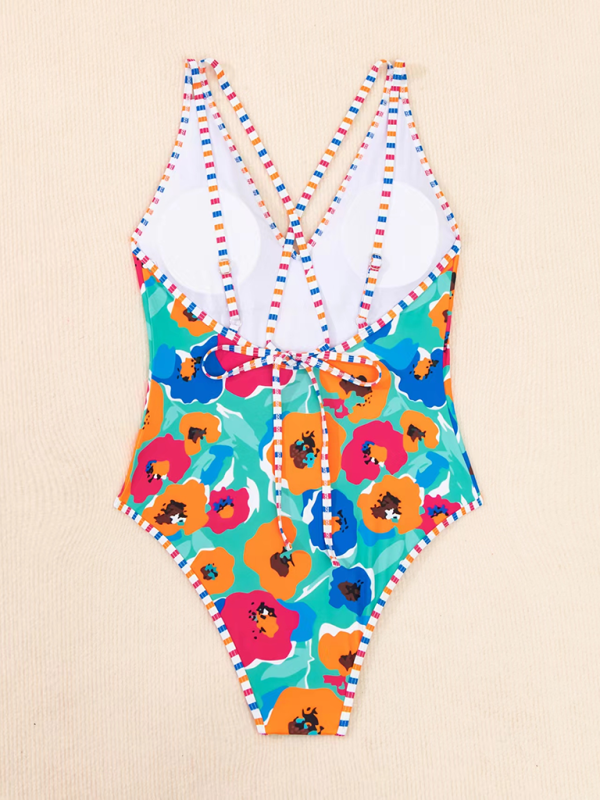 Women's One piece swimsuit with Hollow Back