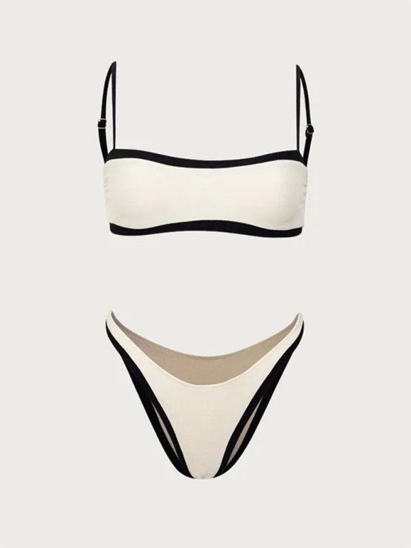 Women's black and white Bikini