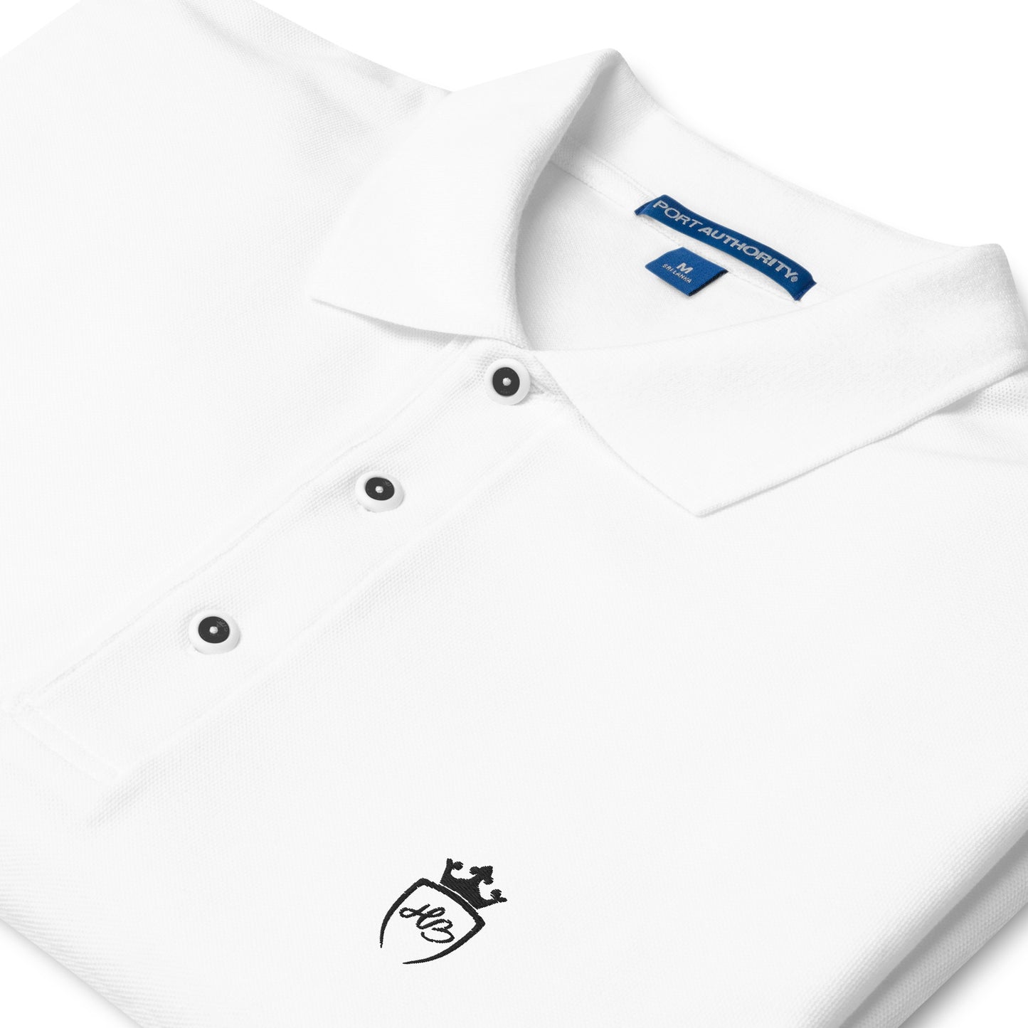 Men's White Premium Polo