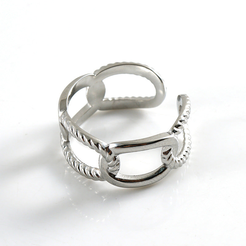 Retro style Silver Ring